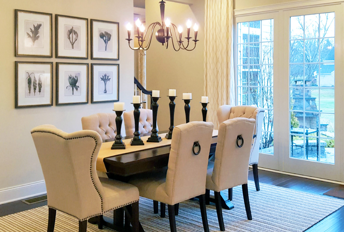 Middletown, NJ Model Home | Dining Room | Case Study | Michael Anthony Contracting