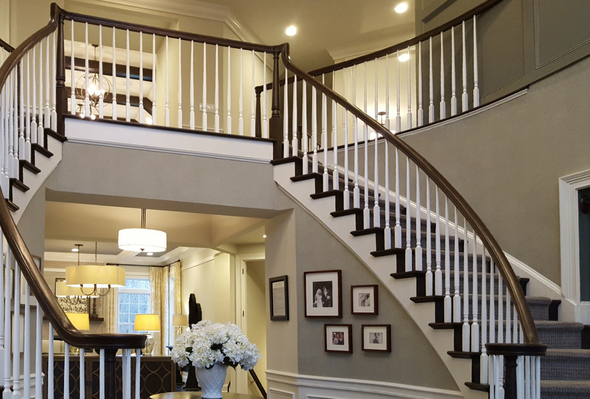Middletown, NJ Model Home | Grand Staircase / Entryway | Case Study | Michael Anthony Contracting