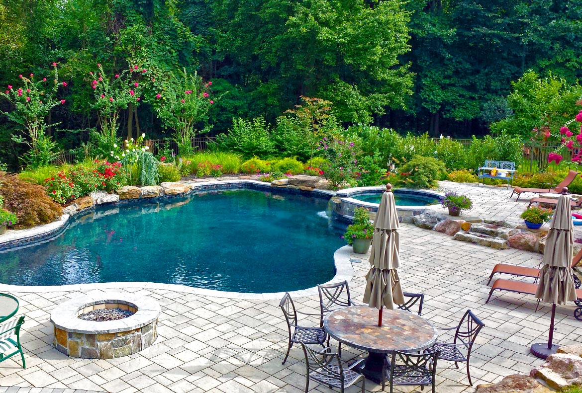 Morganville, NJ Outdoor Living | Custom Inground Pool | Case Study | Michael Anthony Contracting